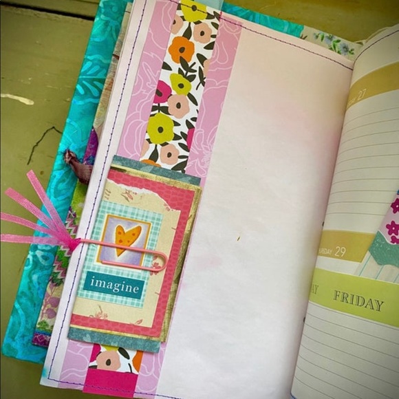 Handmade Journal made from Repurposed Items - Picture 9 of 10